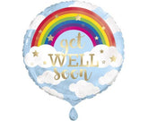 Μπαλόνι Φοιλ 18" Get Well Soon Rainbow/46 εκ